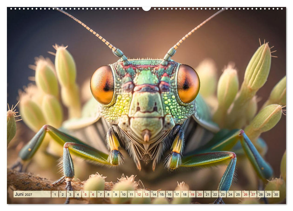 Insekten ganz gross (CALVENDO Premium Wandkalender 2027)
