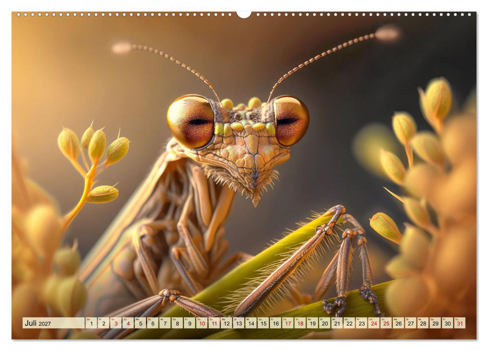 Insekten ganz gross (CALVENDO Premium Wandkalender 2027)