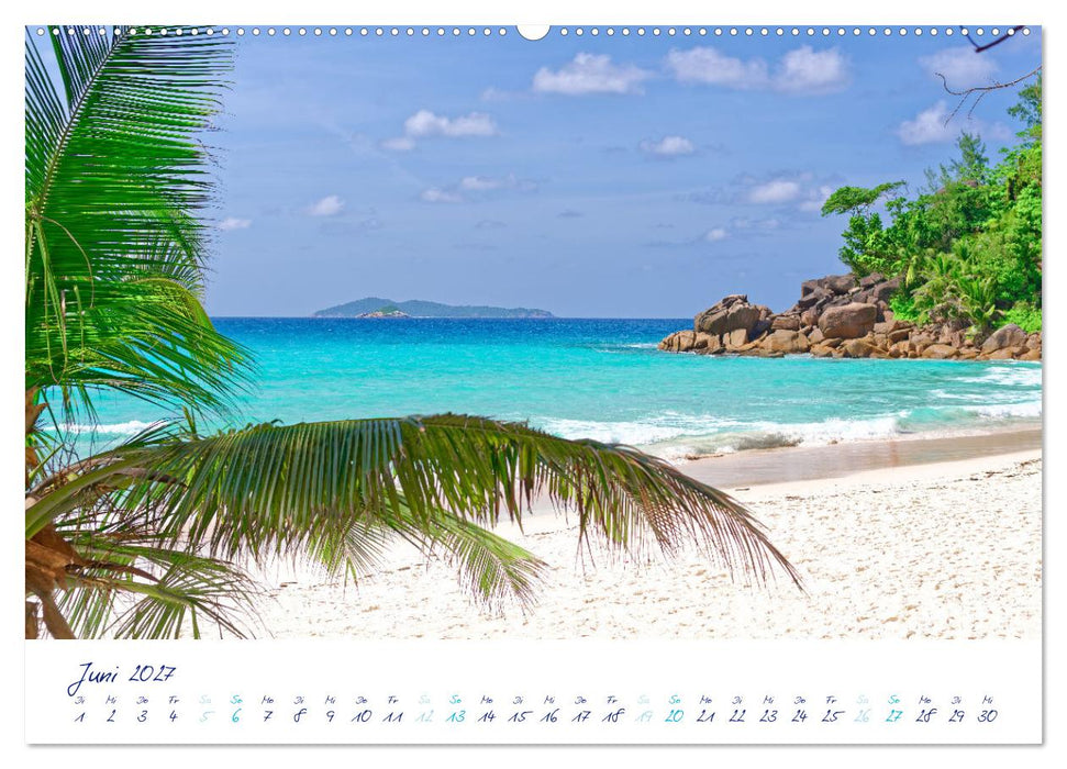 Sagenhafte Seychellen - Idylle im Indischen Ozean (CALVENDO Wandkalender 2027)