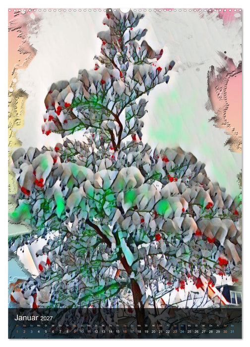Bekanntes auf Surreal (CALVENDO Wandkalender 2027)