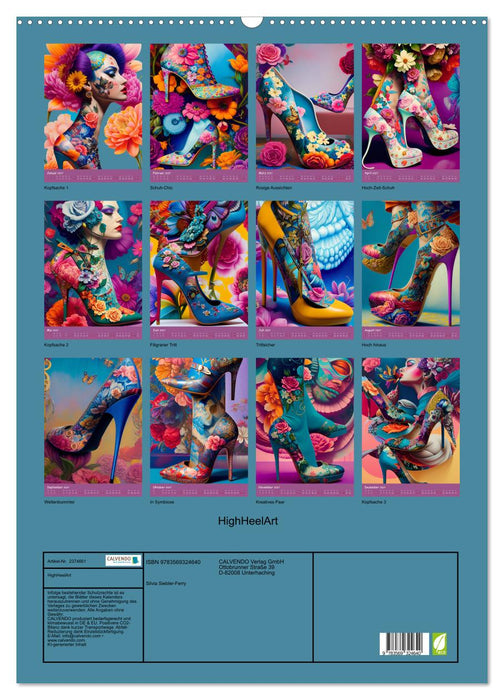 HighHeelArt (CALVENDO Wandkalender 2027)