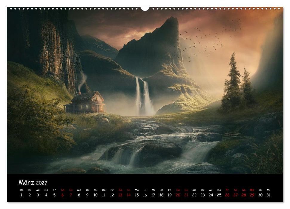 Ein Traum von Einsamkeit (CALVENDO Premium Wandkalender 2027)