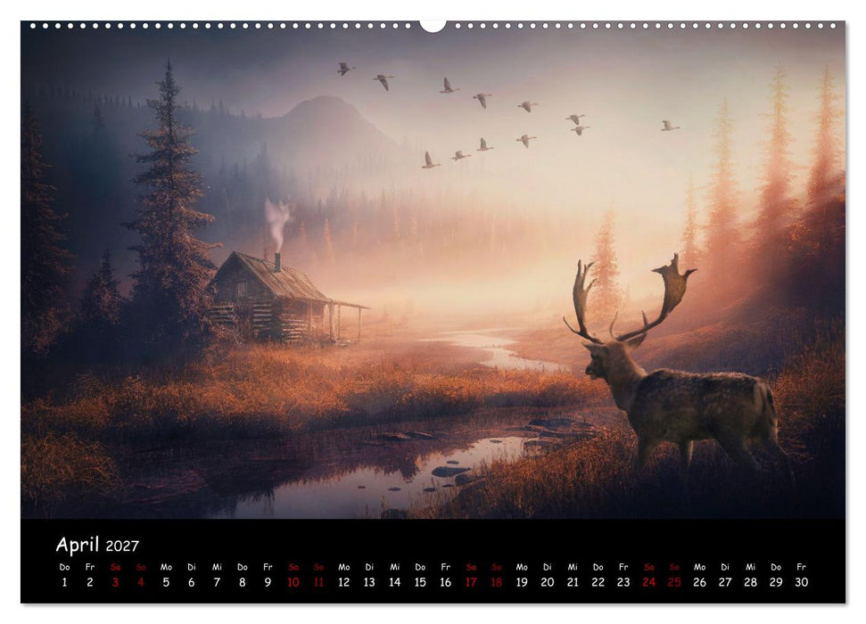 Ein Traum von Einsamkeit (CALVENDO Premium Wandkalender 2027)