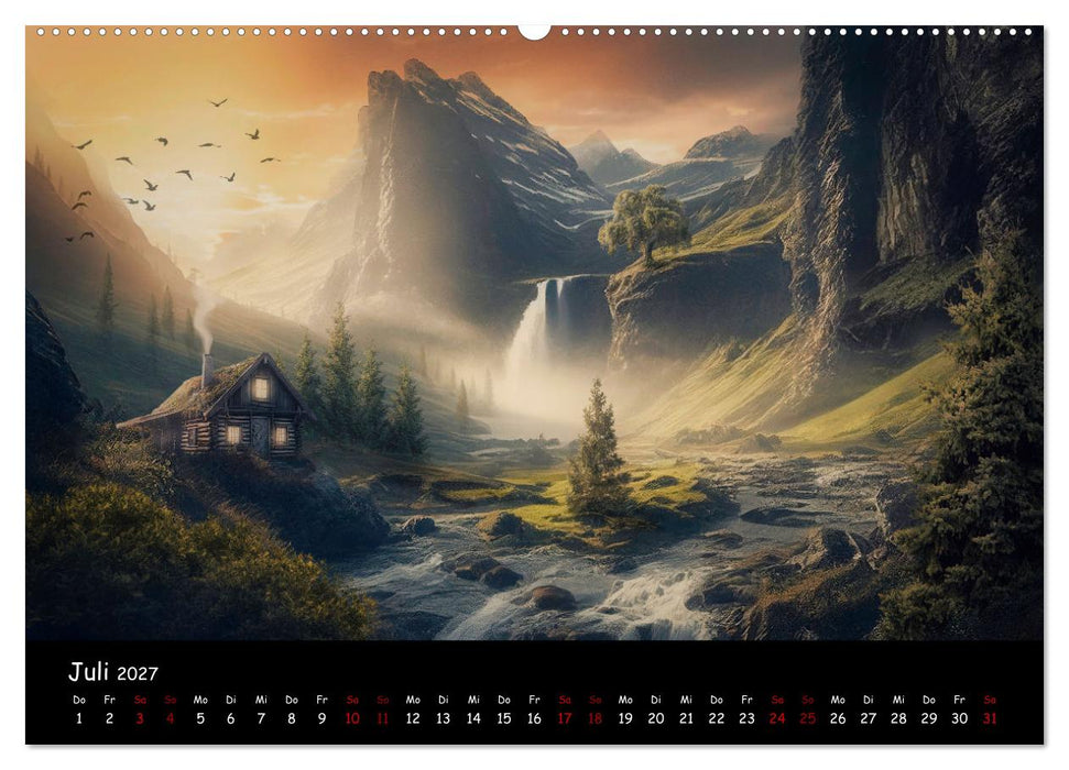 Ein Traum von Einsamkeit (CALVENDO Premium Wandkalender 2027)