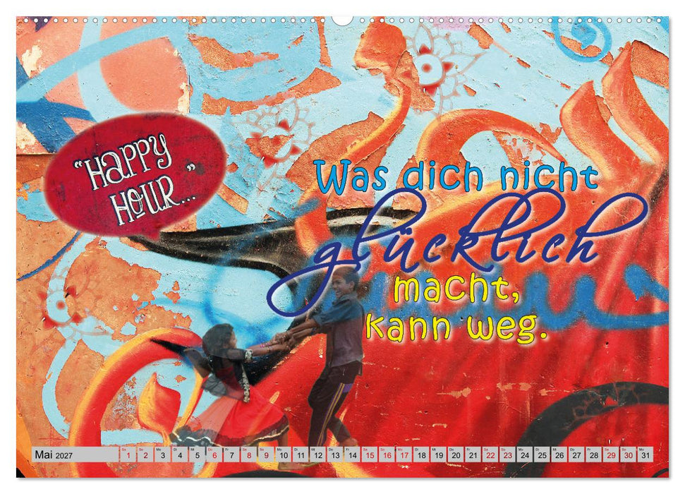 Optimisten leben länger (CALVENDO Premium Wandkalender 2027)