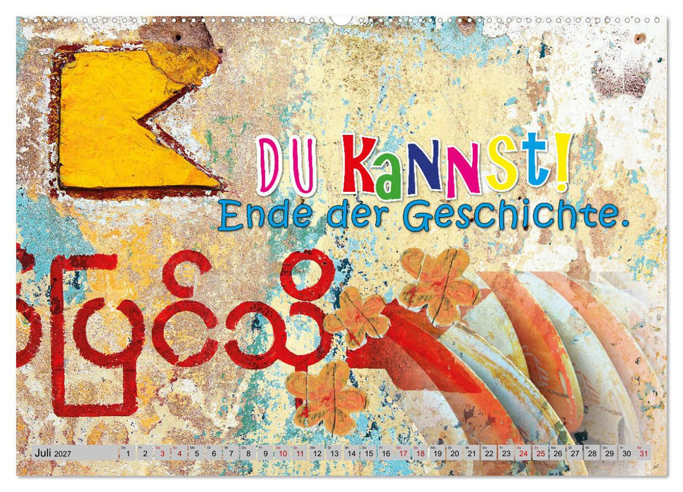 Optimisten leben länger (CALVENDO Premium Wandkalender 2027)