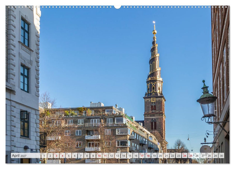 KOPENHAGEN Malerisches Stadtherz (CALVENDO Wandkalender 2027)