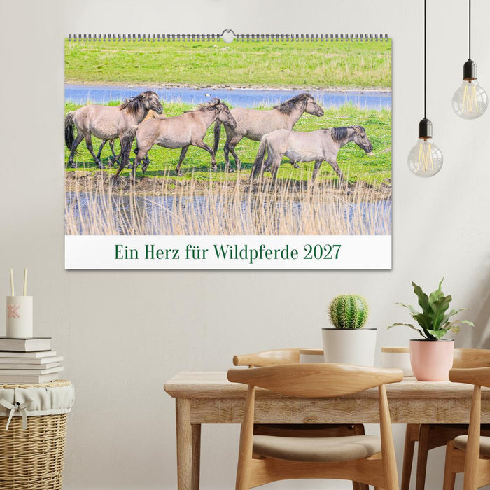 Ein Herz für Wildpferde (CALVENDO Wandkalender 2027)