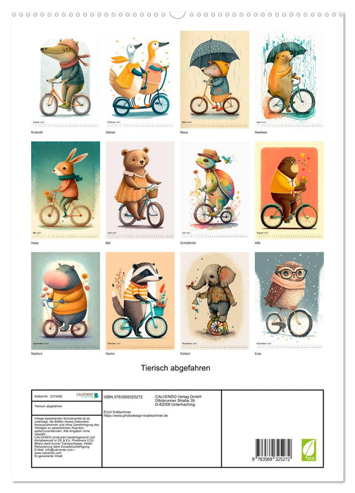 Tierisch abgefahren (CALVENDO Premium Wandkalender 2027)