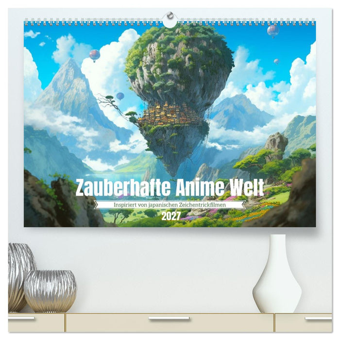 Zauberhafte Anime Welt (CALVENDO Premium Wandkalender 2027)