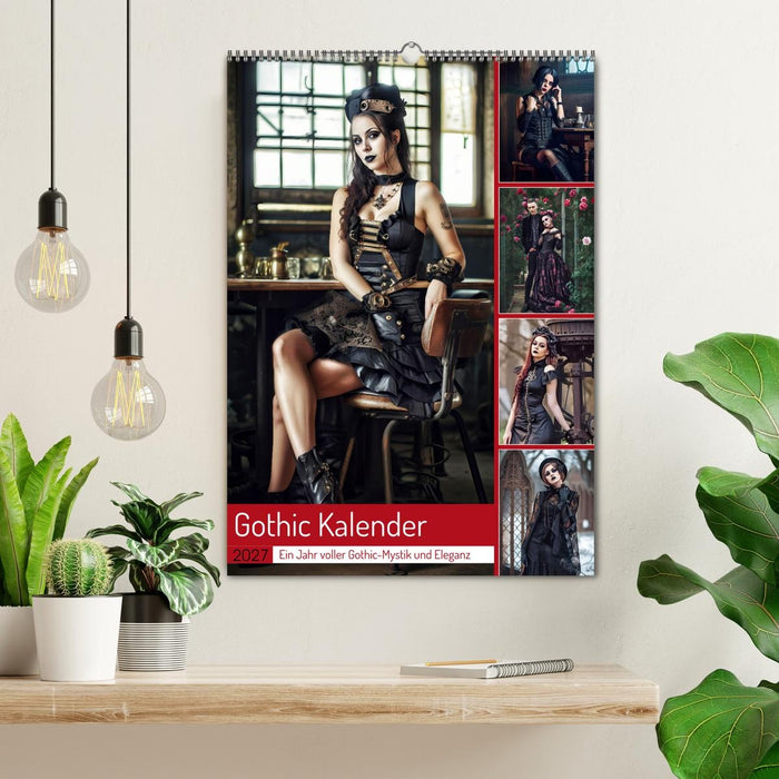 Gothic Kalender - Ein Jahr voller Gothic-Mystik und Eleganz (CALVENDO Wandkalender 2027)