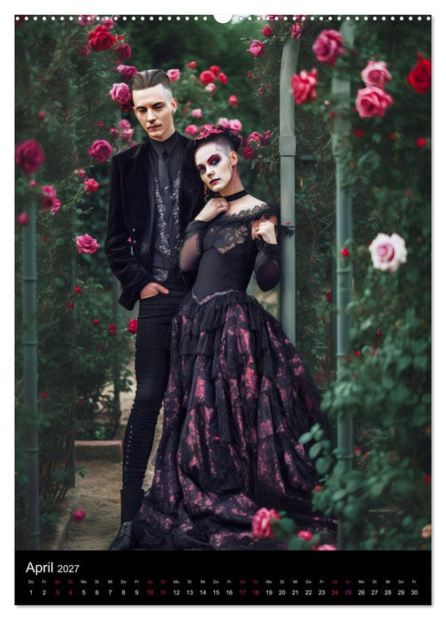 Gothic Kalender - Ein Jahr voller Gothic-Mystik und Eleganz (CALVENDO Wandkalender 2027)
