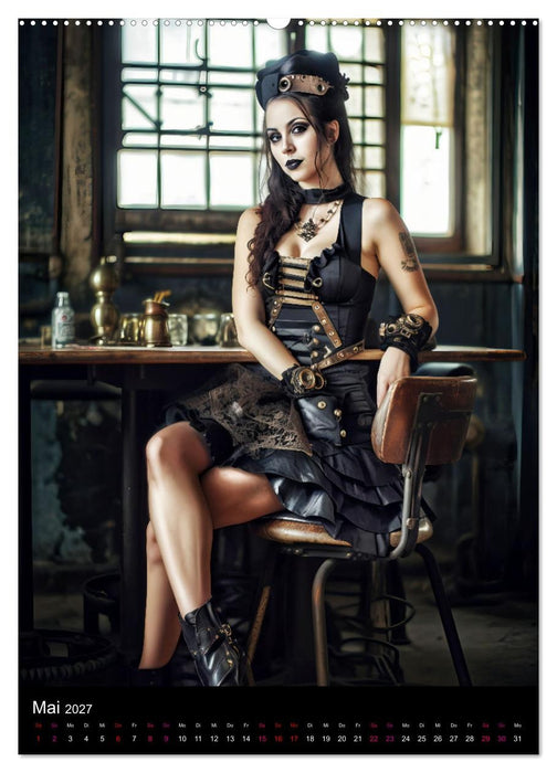 Gothic Kalender - Ein Jahr voller Gothic-Mystik und Eleganz (CALVENDO Wandkalender 2027)