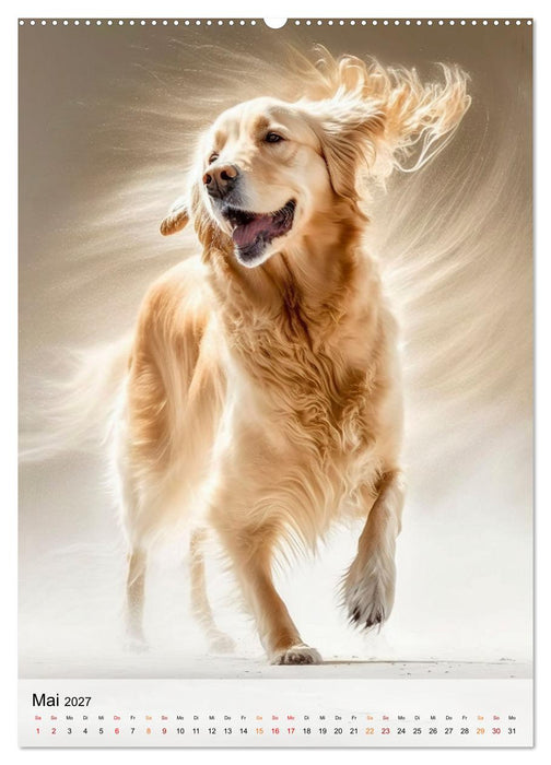 Golden Retriever - ein Hund für die Familie (CALVENDO Wandkalender 2027)
