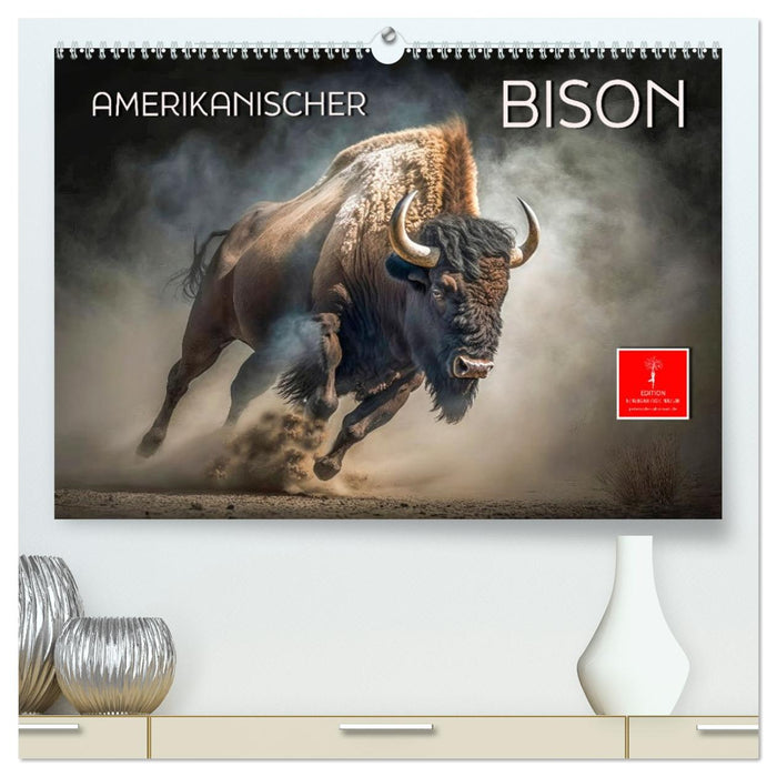 Amerikanischer Bison (CALVENDO Premium Wandkalender 2027)