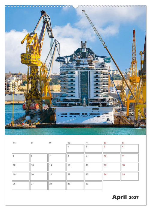 Valletta - Küstenstadt mit Charme (CALVENDO Wandkalender 2027)