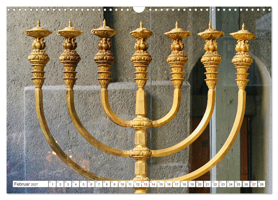 Jüdische Leuchter (CALVENDO Wandkalender 2027)
