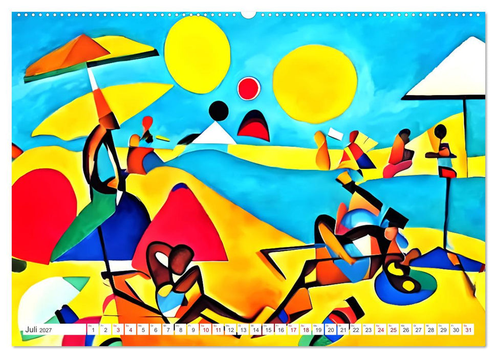 Expressionismus - Farbenspiel der Kunst (CALVENDO Premium Wandkalender 2027)