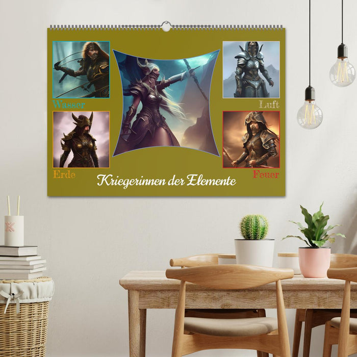 Kriegerinnen der Elemente (CALVENDO Wandkalender 2027)