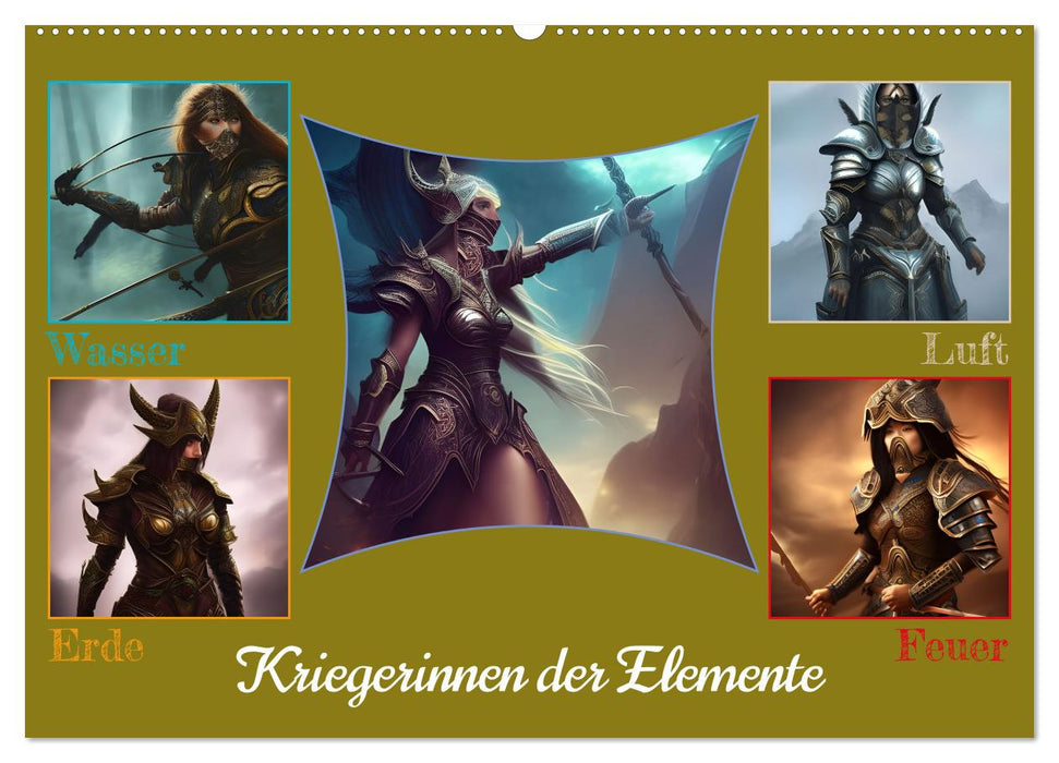 Kriegerinnen der Elemente (CALVENDO Wandkalender 2027)