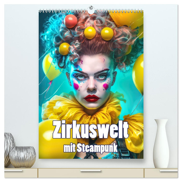 Zirkuswelt mit Steampunk (CALVENDO Premium Wandkalender 2027)