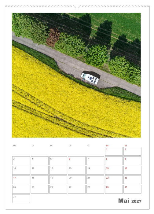Camper Träume Urlaub auf vier Rädern (CALVENDO Wandkalender 2027)