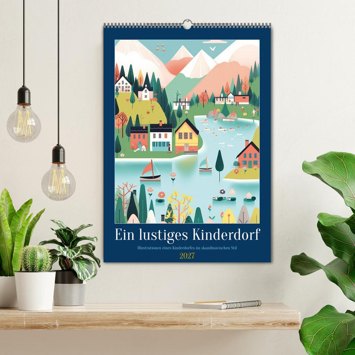 Ein lustiges Kinderdorf (CALVENDO Wandkalender 2027)