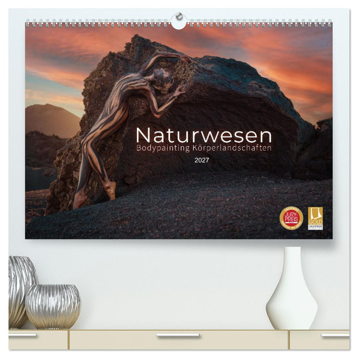 Naturwesen - Bodypainting Körperlandschaften (CALVENDO Premium Wandkalender 2027)