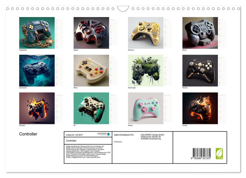 Controller (CALVENDO Wandkalender 2027)