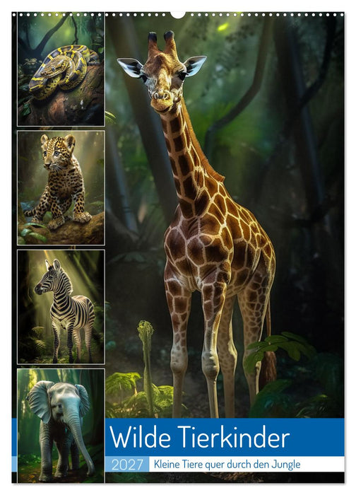 Wilde Tierkinder (CALVENDO Wandkalender 2027)