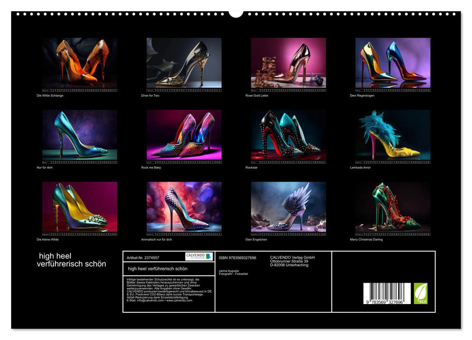 high heel verführerisch schön (CALVENDO Premium Wandkalender 2027)
