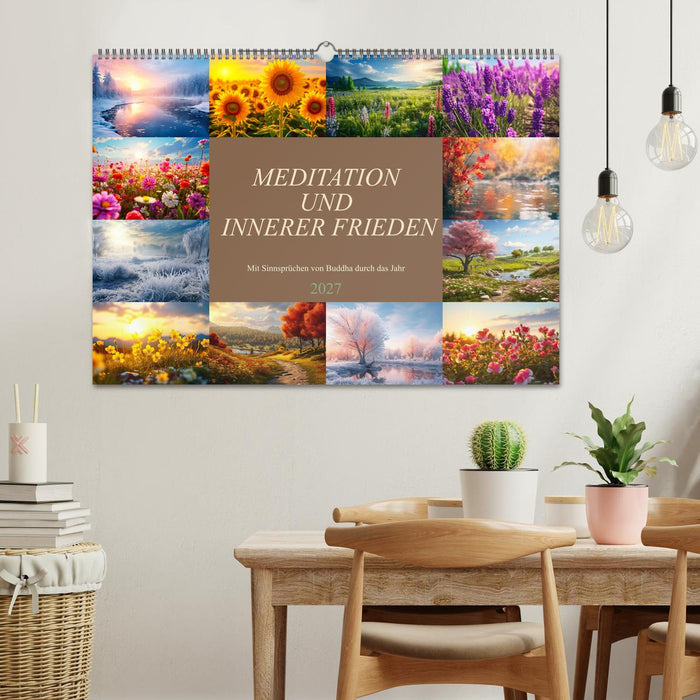 Meditation und innerer Frieden (CALVENDO Wandkalender 2027)