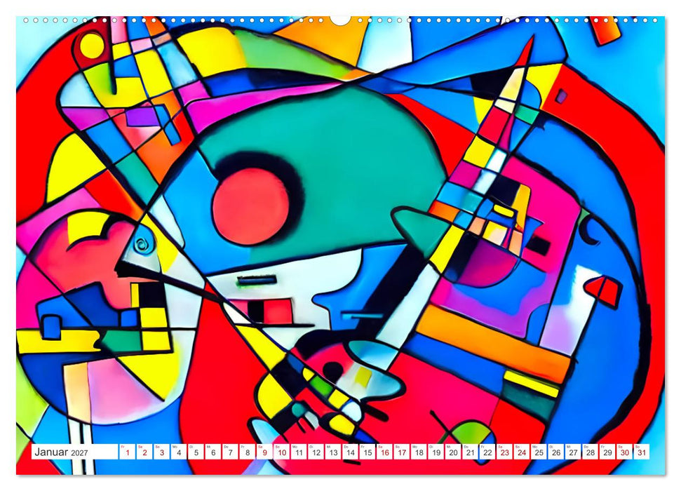 Expressionismus - Farbenspiel der Kunst (CALVENDO Wandkalender 2027)