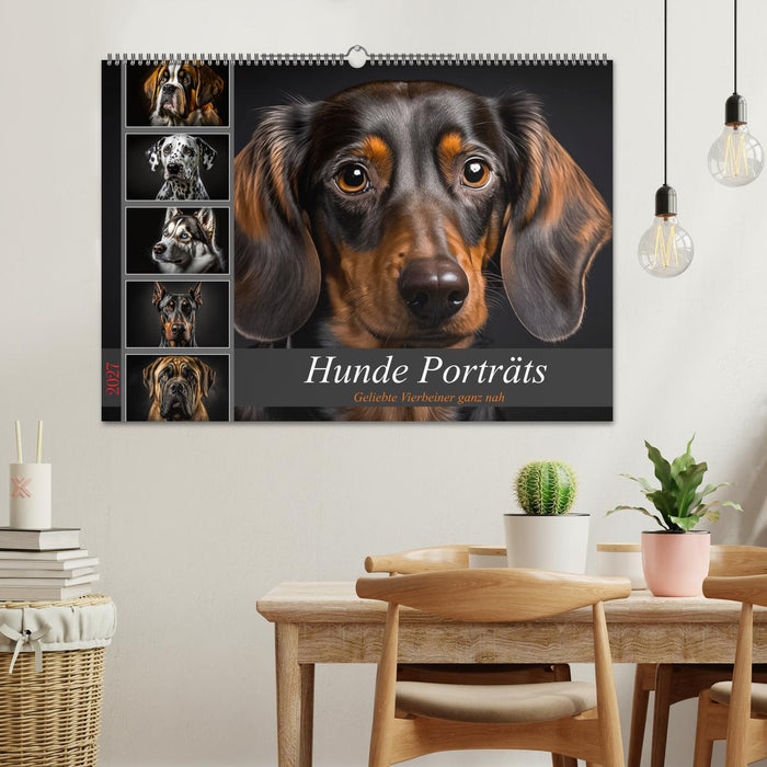 Hunde Porträts (CALVENDO Wandkalender 2027)