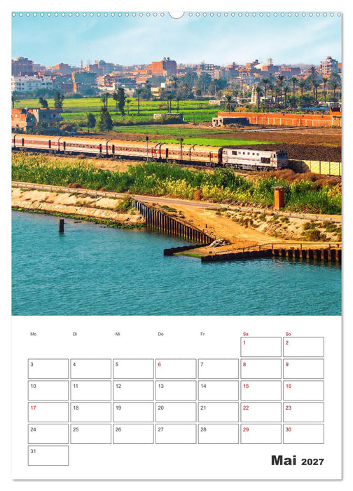 Suezkanal - Urlaubsplaner (CALVENDO Premium Wandkalender 2027)
