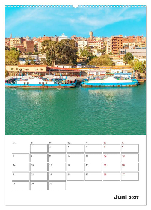 Suezkanal - Urlaubsplaner (CALVENDO Premium Wandkalender 2027)