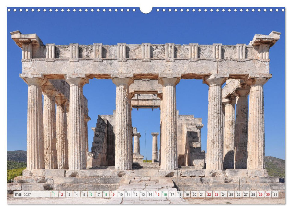 Grèce antique et Architecture (CALVENDO Calendrier mensuel 2027)