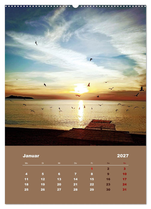 Entdecke die Schönheit der griechischen Insel Lesvos (CALVENDO Premium Wandkalender 2027)