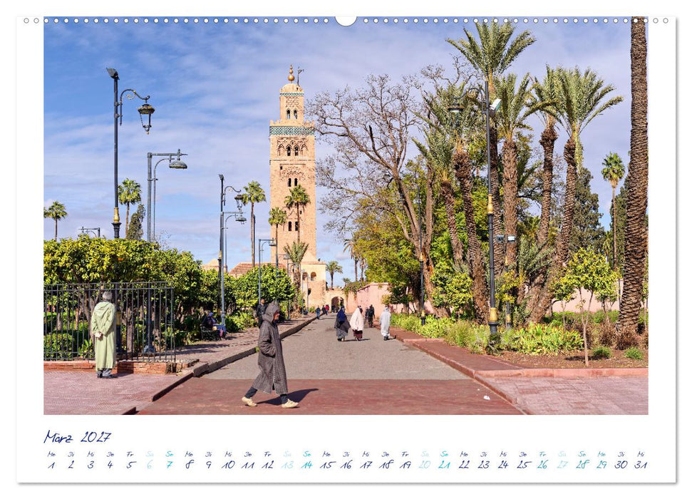 Marrakesch - Oase im Wüstenstaub (CALVENDO Premium Wandkalender 2027)