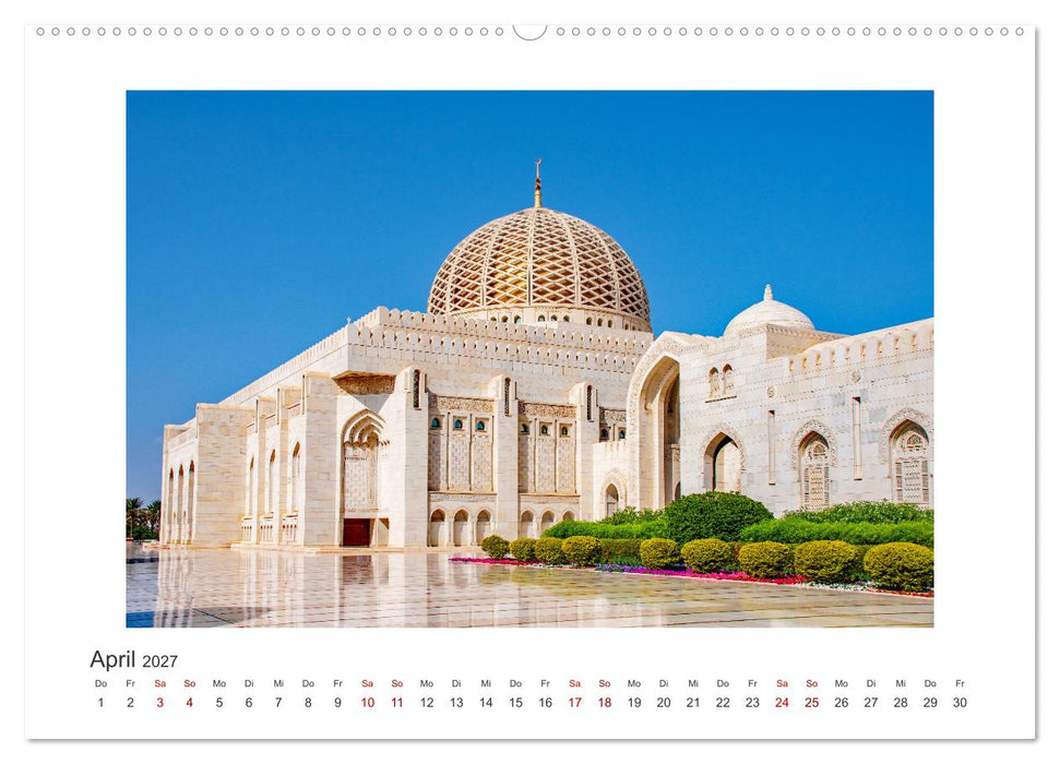 Oman - Reiseziel Maskat und Salalah (CALVENDO Wandkalender 2027)