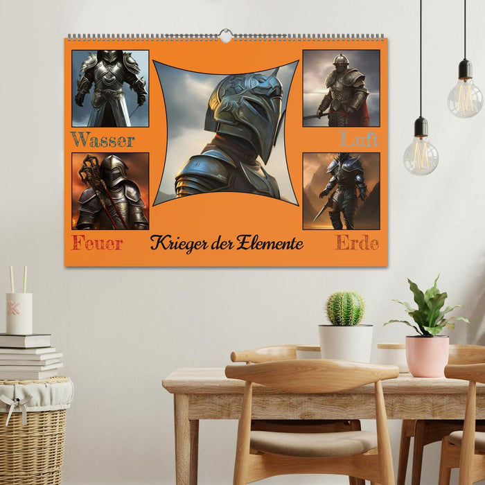 Krieger der Elemente (CALVENDO Wandkalender 2027)