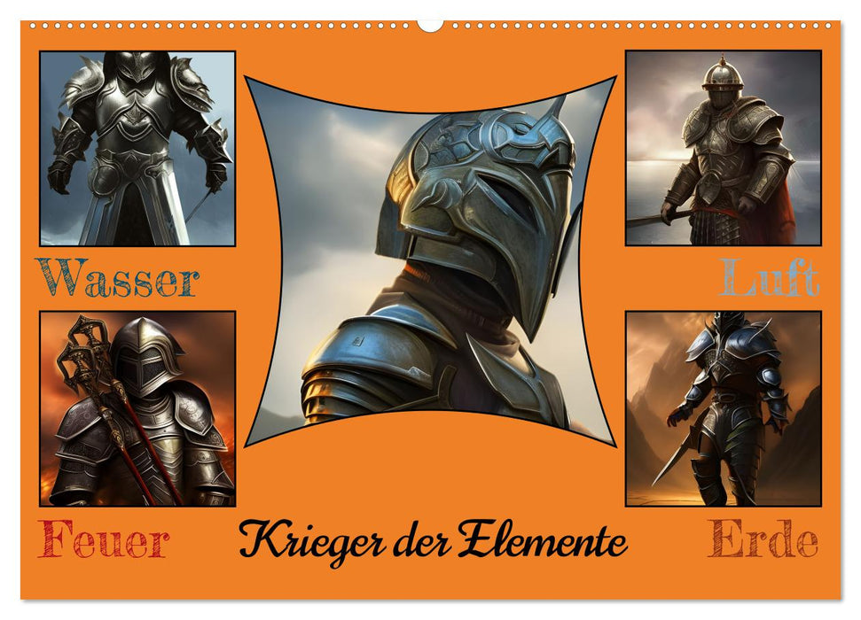Krieger der Elemente (CALVENDO Wandkalender 2027)