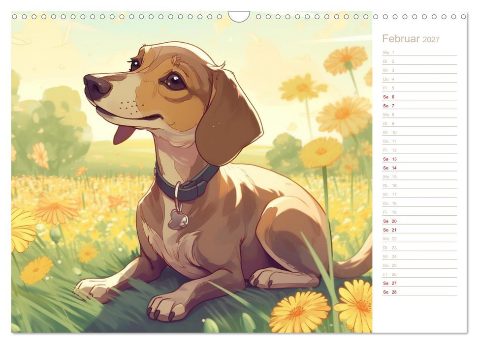 Dackel (CALVENDO Wandkalender 2027)
