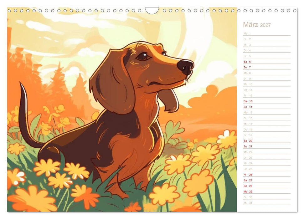 Dackel (CALVENDO Wandkalender 2027)
