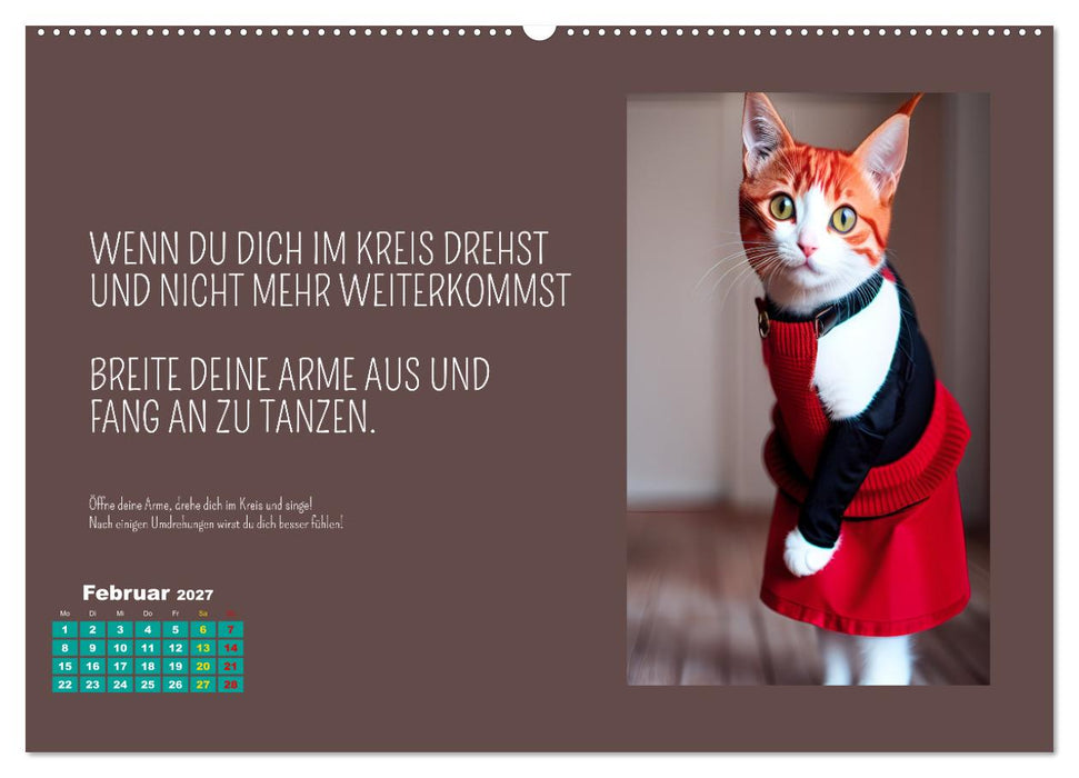 Tierisch motiviert (CALVENDO Wandkalender 2027)