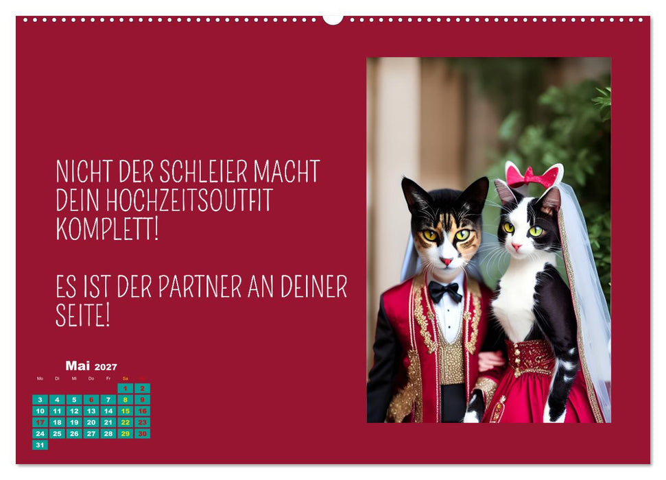 Tierisch motiviert (CALVENDO Wandkalender 2027)