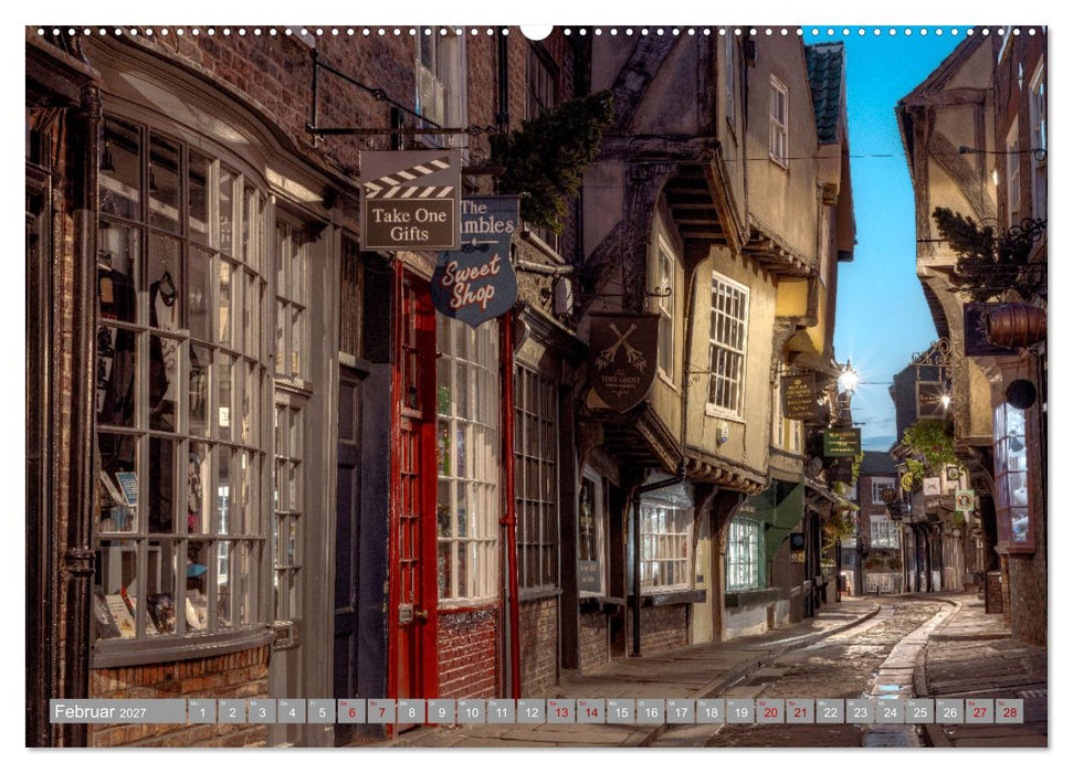 Yorkshire, England: Romantik zwischen Hochmooren und wilder Küste (CALVENDO Wandkalender 2027)