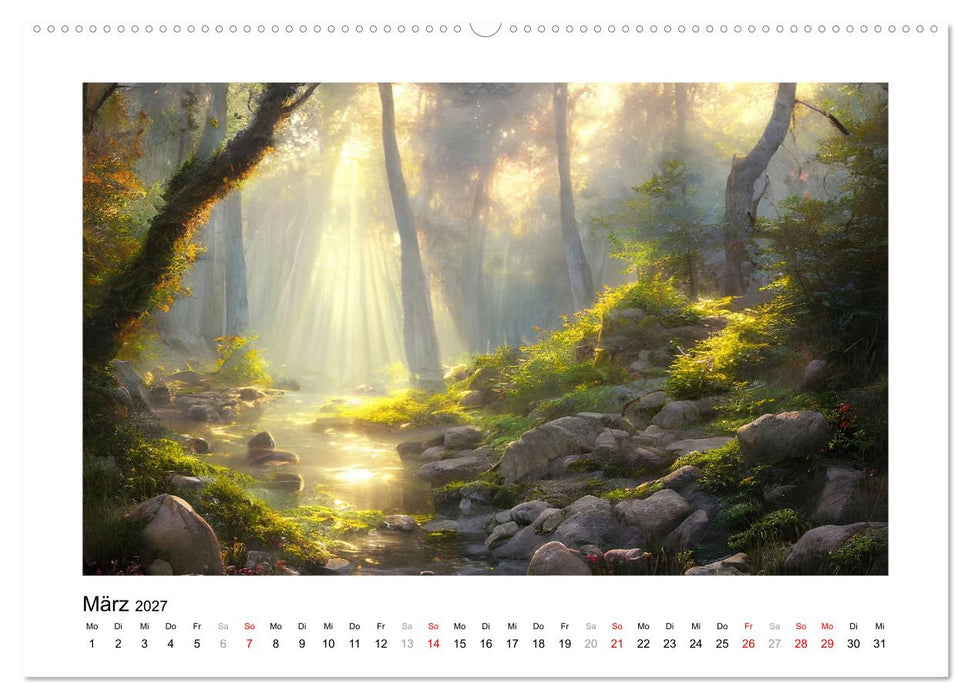 Waldgemälde (CALVENDO Wandkalender 2027)