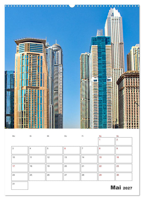 Dubai - Urlaubsplaner (CALVENDO Wandkalender 2027)