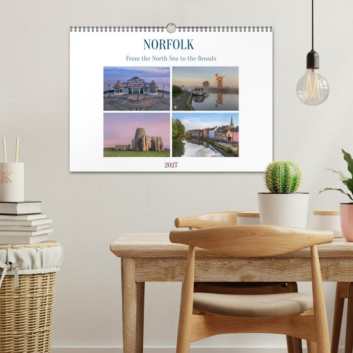 Norfolk - From the North Sea to the Broads (CALVENDO Monthly Calendar 2027)